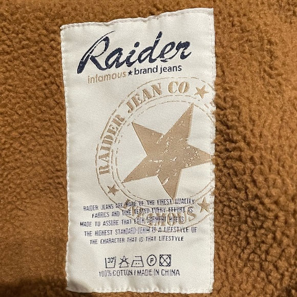 Raider Jean Co Lined Jacket Lightweight warm jacket size L Fall Winter B… - Picture 4 of 13